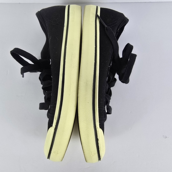 Keen Womens Black Canvas Tennis Shoes/ Sneakers Tie Up Size 6.5 - Picture 7 of 9